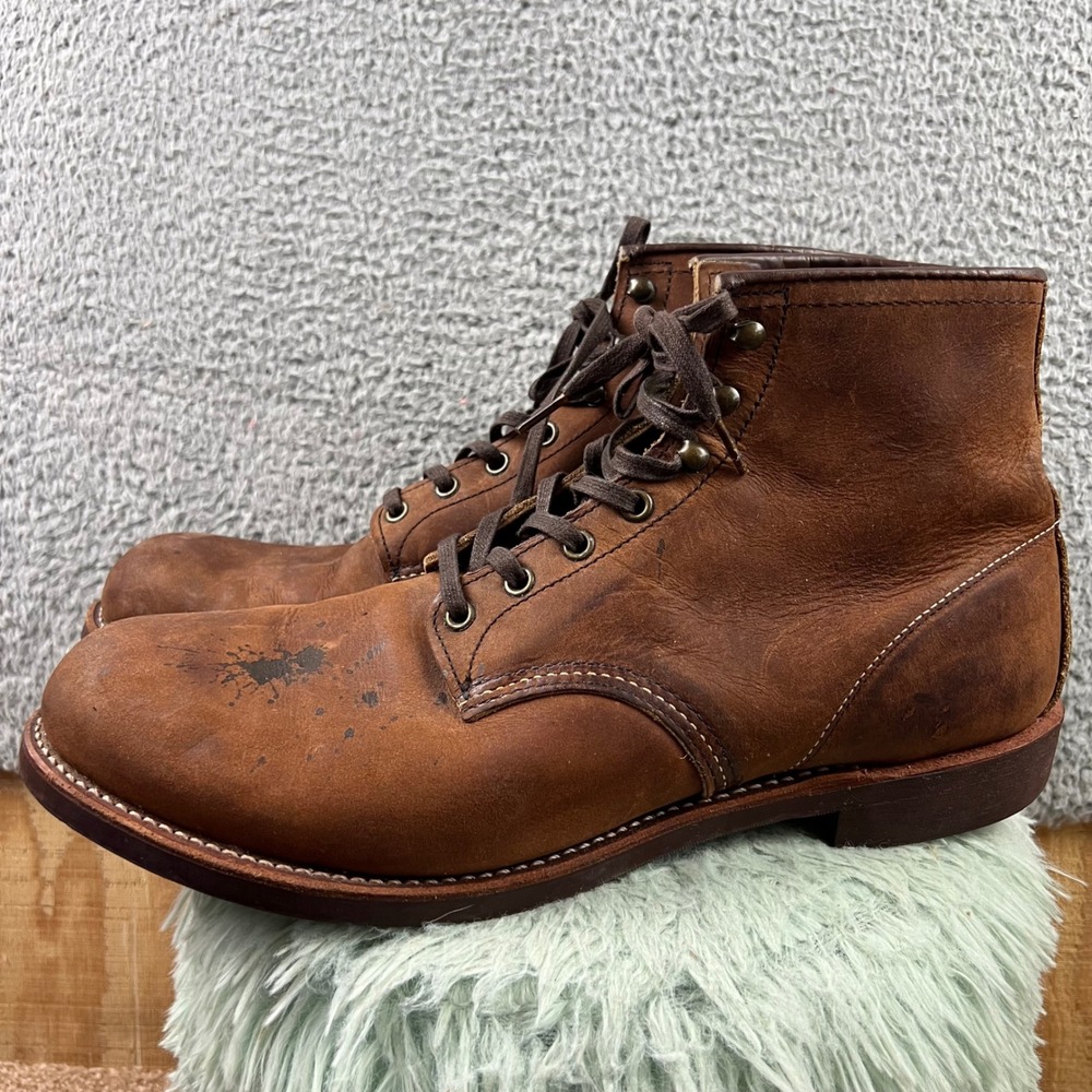Red Wing Heritage 3342 Blacksmith Boots Copper Rough & Tough Leather Mens 13 D